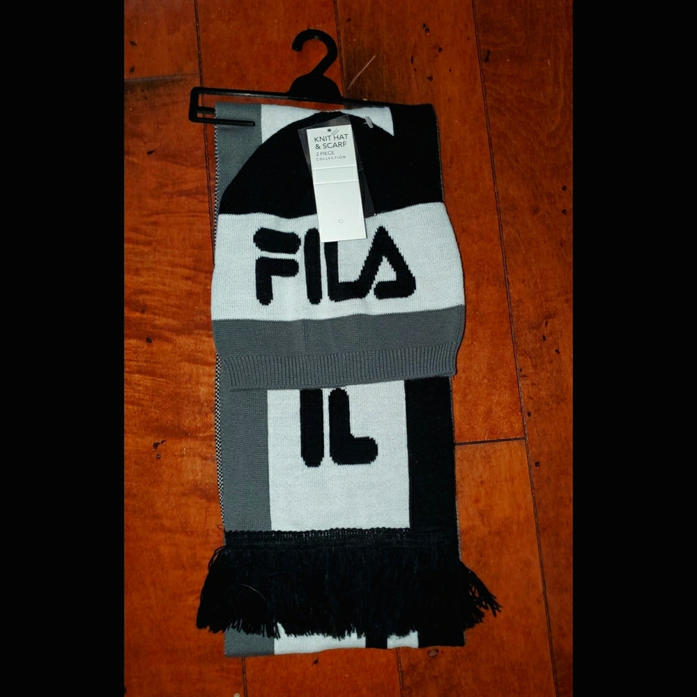 BRAND NWT FILA BEANIE & SCARF SET!!